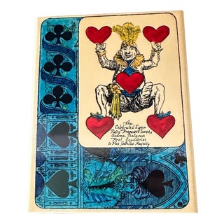 20th Century Playing Cards Box by Fornasetti For Sale
