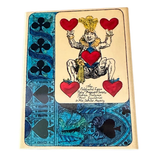 20th Century Playing Cards Box by Fornasetti For Sale