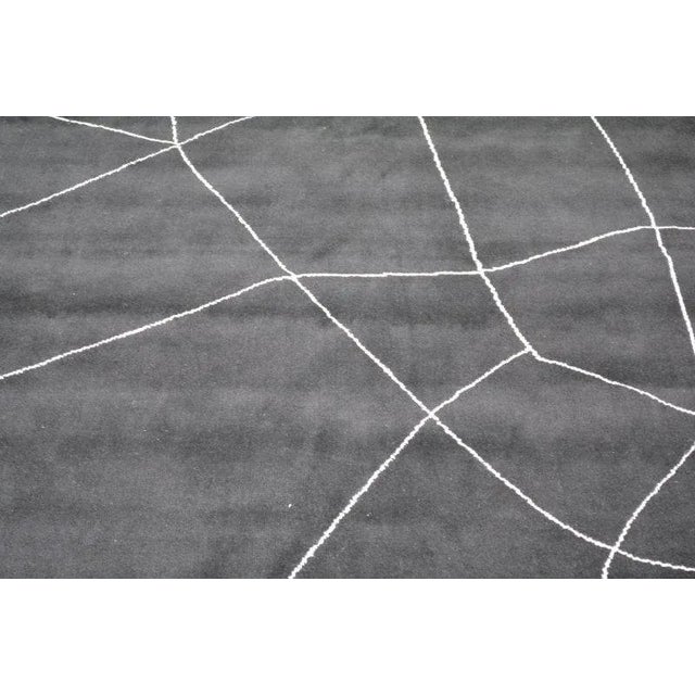 Moroccan Moroccan Hand Knotted Wool Rug,8'1"X10' For Sale - Image 3 of 6