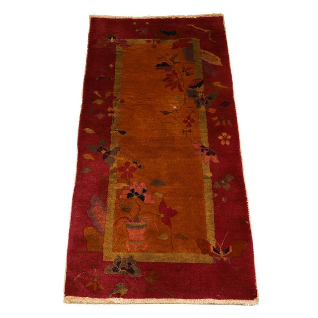 Vintage Chinese Art Deco Rug – Where History Meets High Design Step into timeless elegance with this one-of-a-kind vintage...