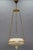 Neo-Classical Gilt Bronze and Brass Pendant Light, 1890s For Sale - Image 3 of 18