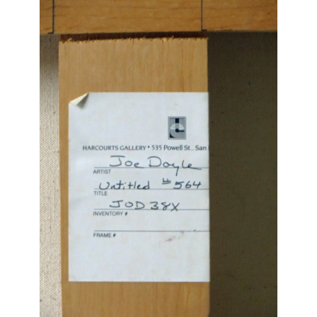 Large Abstract Illusionist Painting by Joe Doyle For Sale - Image 9 of 11