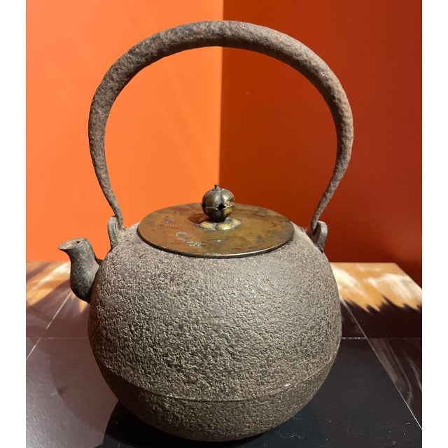 Antique Japanese Cast Iron Tea Pot Chairish