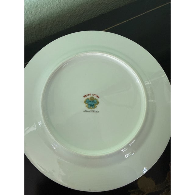Ceramic Mid 20th Century Meito Japanese Vintage Hand-Painted China - 33pcs For Sale - Image 7 of 18