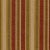 Schumacher Edgemere Stripe Fabric in Indian Red For Sale