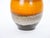 Ceramic Large Mid-Century West German Porcelain Vase, Orange, Beige & Brown, 18" Tall For Sale - Image 7 of 11