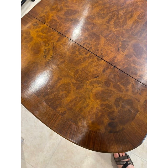 Mid-Century Drop Leaf Tea Table For Sale In San Francisco - Image 6 of 10