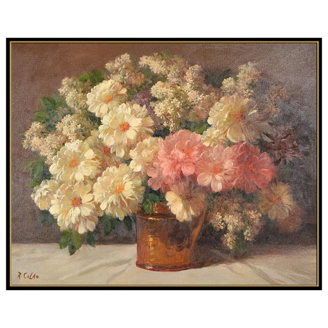 Traditional Mid 20th Century Floral Symphony, Rudolph Colao For Sale - Image 3 of 5