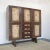 Cabinet in Beech Wood with Three Lockable Doors and Four Drawers attributed to Paolo Buffa, 1950s, in Good conditions....