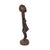 African Early 20th Century Tabwa Female Figure with Scarified Body For Sale - Image 3 of 5