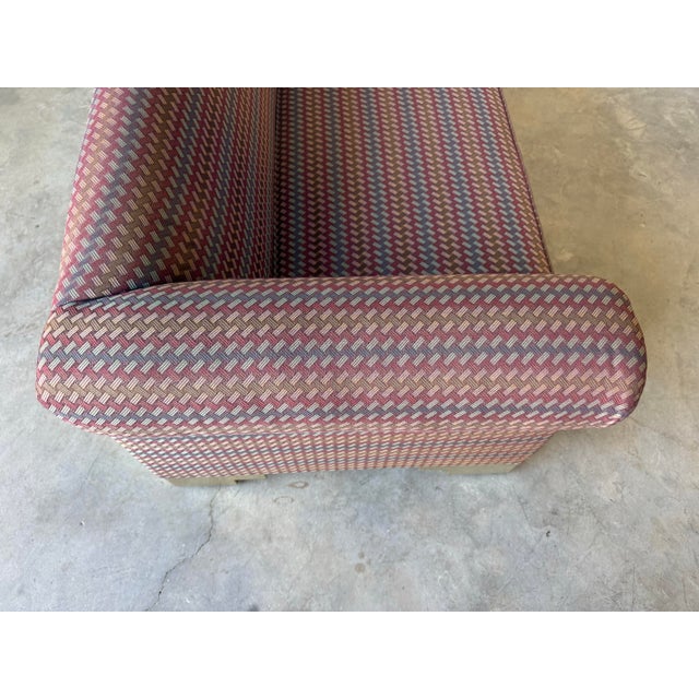 1980’s Postmodern Milo Baughman–Style Sofa by Classic Gallery For Sale - Image 10 of 12