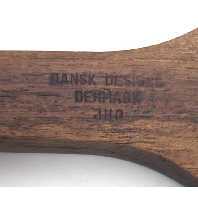 1960s Dansk Teak Wood "Oar" Salad Serving Utensils, a Pair For Sale - Image 11 of 11