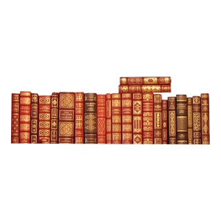 Franklin Library Leather-Bound Classics in Red and Oxblood, 23 Volumes For Sale