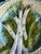 Antique Majolica Asparagus Plate With Sauce Well by Salins For Sale In San Francisco - Image 6 of 11