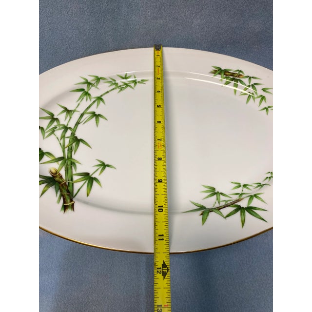 1940s Tah-Kay by Hira China Oval Serving Platter For Sale - Image 10 of 10