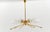 1950s Mid-Century Modern Six-Armed Brass Sputnik Lamp, 1950s For Sale - Image 5 of 13