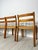 Vintage Danish Teak and Papercord Dining Chairs 84 by Niels O. Møller for Jl Møller, 1960s, Set of 6 For Sale - Image 12 of 13