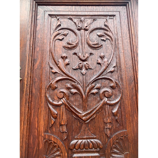 Art Nouveau Cupboard in Oak, 1900s For Sale - Image 18 of 18