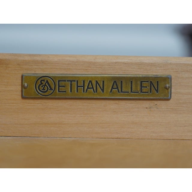 Ethan Allen Marquetry Continental Mahogany Sideboard For Sale - Image 17 of 18