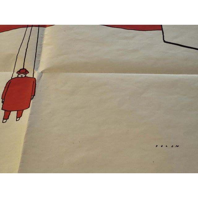 Poster from Jean Michel Folon Rufus, 1981 For Sale - Image 8 of 10