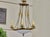 19th Century Neoclassical Nine-Light Alabaster & Gilt Bronze Chandelier For Sale - Image 10 of 13
