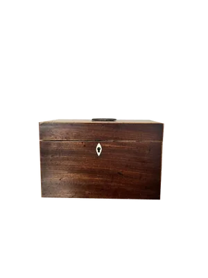 George III Mahogany Tea Caddy Set, 1800, Set of 3