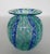 Vintage: C.1960's Italian, hand-blown, Murano by Fratelli Toso, a "Lattacino," ribbon pattern, in a Bulbous shaped,...