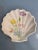 Late 20th Century Vintage Limoges French Porcelain Shell Dish With Floral Design For Sale - Image 5 of 5