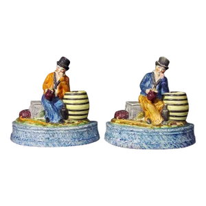 English Pottery Pearlware Pair of Figures of Sailors