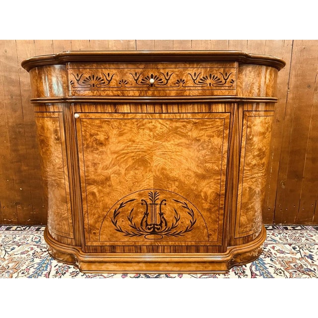 Antique Italian Burl Sideboard For Sale - Image 6 of 16