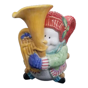 Fitz and Floyd Snowman Jamboree Pitcher