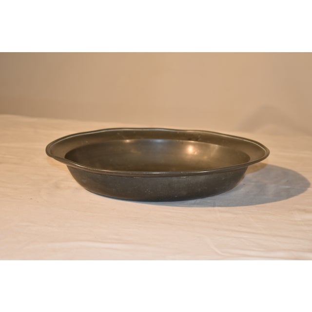Rustic European Early 19th Century Pewter Bowl For Sale - Image 3 of 10