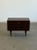 W32 D16 H24 This item has been fully restored in a deep walnut stain featuring original hardware, wide smooth sliding...