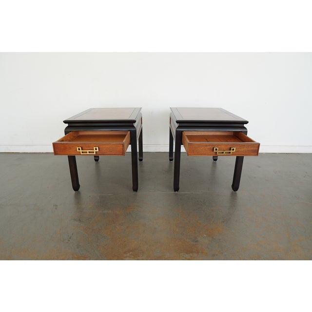 Vintage Century Furniture Ming Chinoiserie Side Table (Set of 2) For Sale - Image 9 of 15