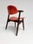 Brown Red Colored Leather Cowhorn Chair, 1970s For Sale - Image 8 of 16