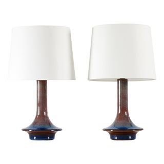 Danish Modern Sculptural UFO Shaped Table Lamps from Søholm, 1960s, Set of 2 For Sale
