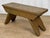 Brown Antique Primitive Farmhouse Milking Foot Stool For Sale - Image 8 of 8