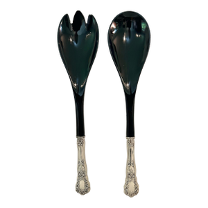 Vintage Gorham Sterling Silver “Buttercup” Hostess Salad Serving Set - Fork and Spoon