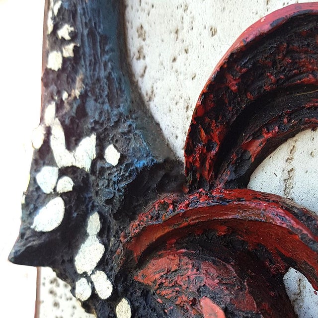 Mid-Century Ceramic Wall Plaques, Set of 4 For Sale - Image 16 of 18