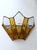 Pair of Hammered Glass Wrought Iron Sconces by Longobard, Italy, 1970s For Sale - Image 10 of 12