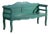 Antique Painted Bench in Pine Wood, Central Europe, 1910 For Sale