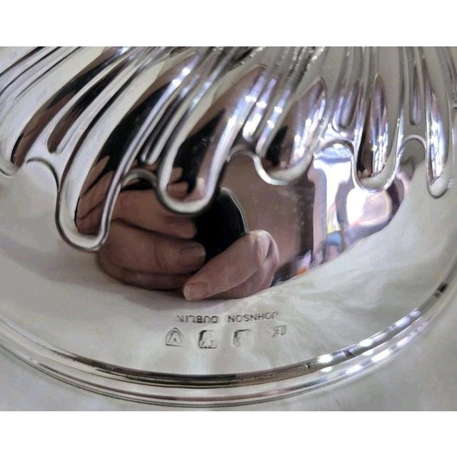 Antique Victorian Britannia Standard Silver Punch Bowl, Dublin, 1891 For Sale - Image 10 of 17