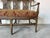1900 - 1909 Antique French Country Carved Back Arm Settee For Sale - Image 5 of 12