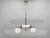 Vintage Bauhaus Chrome Pendant Light with Glass Shades, 1930s For Sale - Image 4 of 16