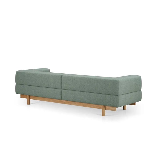 Contemporary Light Blue Alchemist Three-Seater Sofa by etc.etc. for Emko For Sale - Image 3 of 7