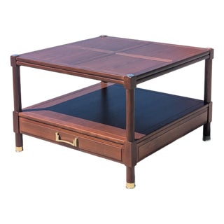 Refinished Mid Century Walnut End/Coffee Table by Heritage, C1960s For Sale