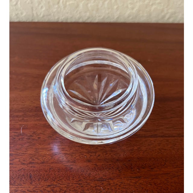 Mid 20th Century Waterford Crystal Covered Dish For Sale - Image 9 of 12