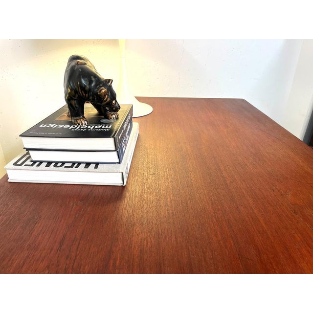 Danish Executive Desk by Ole Wanscher, 1950s For Sale - Image 11 of 17