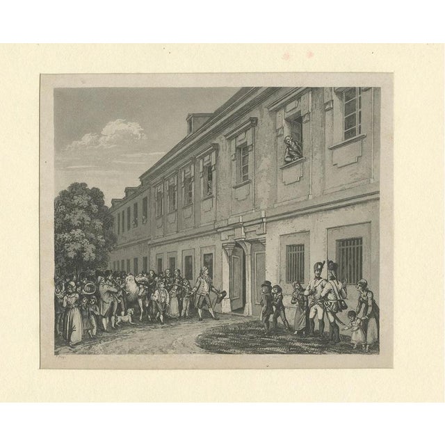 Franz Hegi, Serenade in Honor of Joseph Haydn, 1805, Engraving For Sale - Image 3 of 10