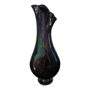 Art Glass Vase, Handmade Blown, Signed